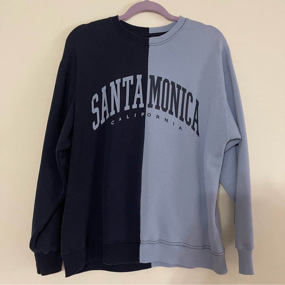 half and half santa monica crewneck